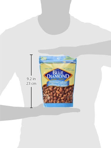 Blue Diamond, Roasted Salted Almonds, 454g/1lb.,{Imported from Canada}